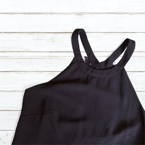 ASTR Black Racerback Lace Detail Sleeveless Dress - Picture 2 of 7